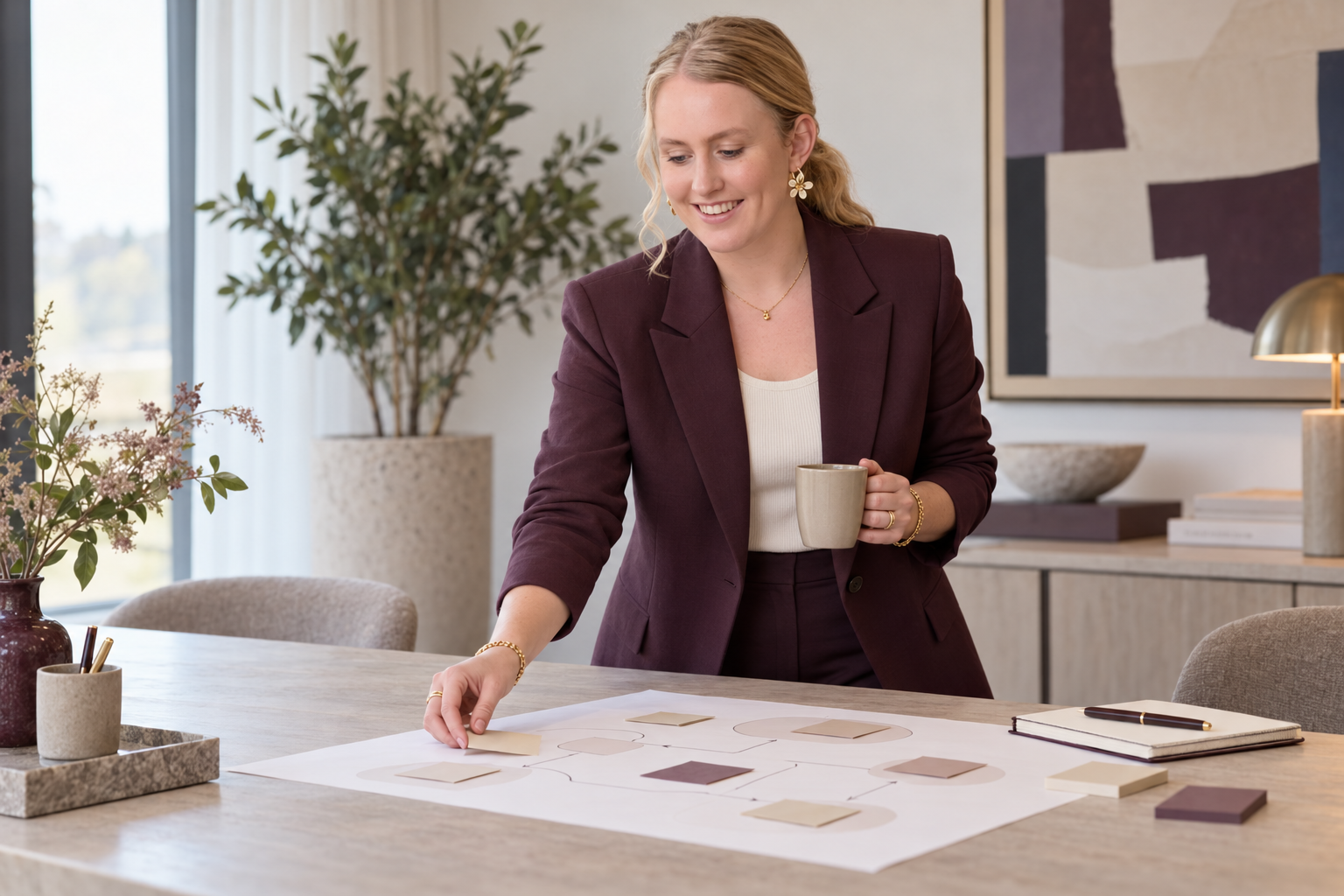 Josephine brengt met een team een proces in kaart